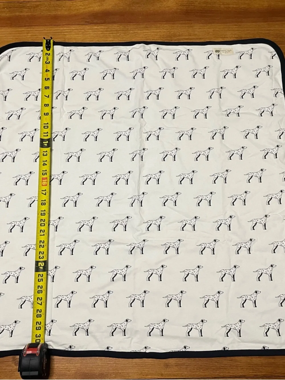 Monica + Andy Dalmatian Print Organic Cotton Coming Home Baby Swaddle Blanket
